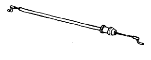 MT270-310 STRIMMER THOTTLE CABLE(Non Clutch Type)
