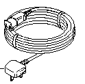 Flymo Mains Cable with Plugs both ends/