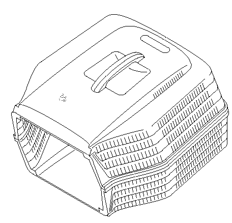 431/461 HARD PLASTIC GRASS BOX